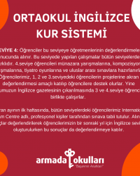 ORTAOKUL İNGİLİZCE KUR SİSTEMİ 3