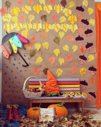 OKULUMUZA SONBAHAR GELDİ :)