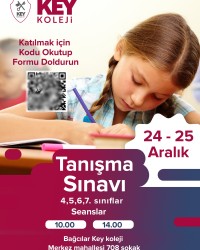 2023-2024 KEY KOLEJİ TANIŞMA SINAVI
