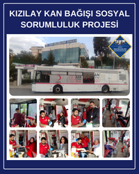 KIZILAY KAN BAĞIŞI SOSYAL SORUMLULUK PROJEMİZ
