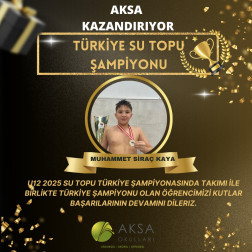 U12 Türkiye Su Topu Şampiyonu Aksa'da