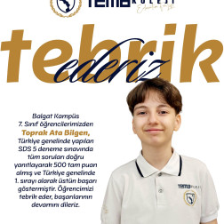 TEBRİK EDERİZ