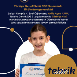TEBRİK EDERİZ