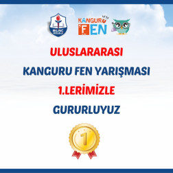 Uluslararası Kanguru Fen Sınavı 1.leri Bilinç Koleji'nden