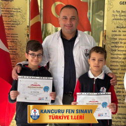 Uluslararası Kanguru Fen Sınavı 1.leri Bilinç Koleji'nden