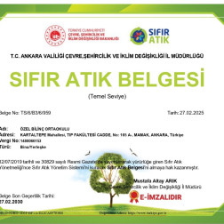 Sıfır Atık Belgesi