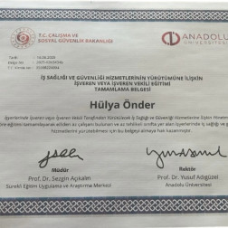 🎓 Kurucumuzdan Yeni Bir Başarı: İş Sağlığı ve Güvenliği Sertifikası 🎉