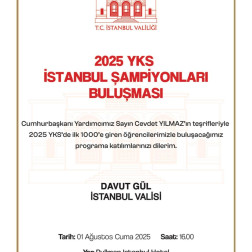 Gurur Duyuyoruz: Öğrencimiz Arda Yüksel Türkiye 207.si Oldu!