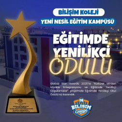 Bilişim Koleji’ne “Eğitimde Yenilikçi Okul” Ödülü!