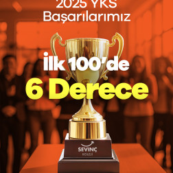 2025 YKS'de İlk 100'de 6 Derece!
