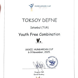 32.HUNGARIAN CUP'TAKİ GRURUMUZ DEFNE TOKSOY!