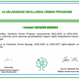 OKULLARDA ORMAN PROJESİ