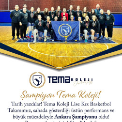 Okullar Arası Basketbolda Ankara Şampiyonu Olduk!