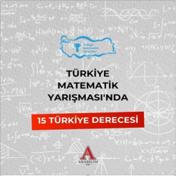 TÜRKİYE MATEMATİK YARIŞMASI'NDA BÜYÜK BAŞARI!