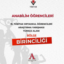 Anabilim Öğrencilerinden Türkçe Alanında Bölge Birinciliği