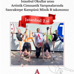 Anabilim Cimnastik Takımından İstanbul İkinciliği