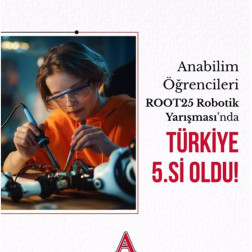 ROOT25 Robotik Yarışması’nda Türkiye 5’inciliği