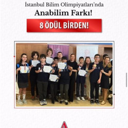 İstanbul Bilim Olimpiyatları’nda Anabilim Damgası