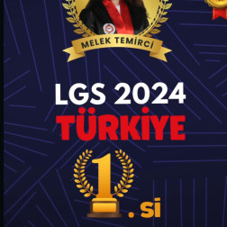 Dört yıldır öğrencimiz olan Melek Temirci LGS2024'de soruların tamamına doğru yanıt vererek Türkiye 1.si olmuştur. Öğrencimizi, ailesini ve emek veren tüm öğretmenlerimizi tebrik ederiz.