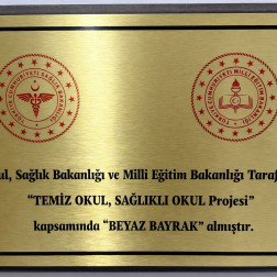 Temiz Okul, Sağlıklı Okul – Beyaz Bayrak Belgesi