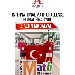 🥇International Math Challenge (IMC) Global Finali’nde 2 Altın Madalya! 🥇