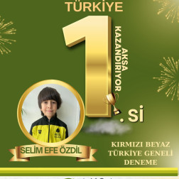 KIRMIZI BEYAZ TÜRKİYE GENELİ DENEME SINAVI 1.Sİ AKSA'DA