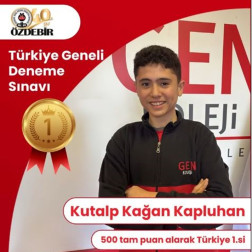 ÖZDEBİR Türkiye Birincisi Genç Yeteneğimiz: Kutalp Kağan Kapluhan!