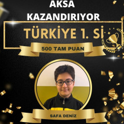 LGS Okulistik Türkiye 1. si Aksa'dan