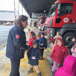 Özel Konyaaltı İlk Çizgi Güzel Sanatlar Anaokulu’ndan İtfaiye Ziyareti!