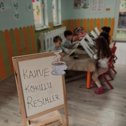 Kahve Kokulu Resimler Sanat Etkinliği