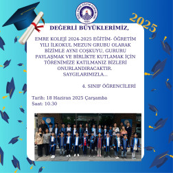 4. SINIF MEZUNİYET TÖRENİ