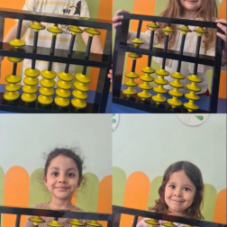 🔢 Minik Ellerle Renkli Abaküs Çalışması! 🎨✨