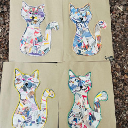 🐾 Artık Materyallerle Rengârenk Kediler! 😸🎨