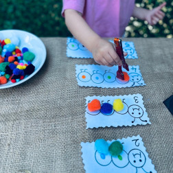 🐛 Renkli Tırtıllarla Sayı Sayma Etkinliğimiz! 🔢🎨