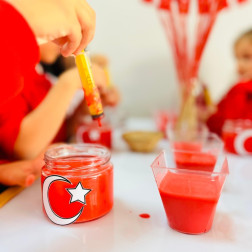 🇹🇷 Kırmızı-Beyazın Büyüsüyle Bilim ve Sanat Bir Arada! 🔬🎨