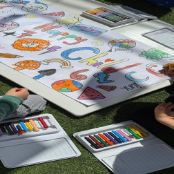 Bahçede Renkli Renkli Sanat!
