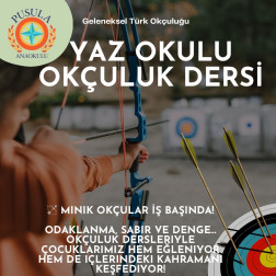 🎯 Minik okçular hedefe kilitleniyor! 🎯