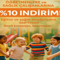 Sağlık çalışanı ve öğretmenlere özel indirim