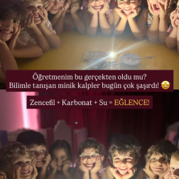 Bugünkü Bilim Etkinliğimiz: Zencefil Işıldıyor! 🌟