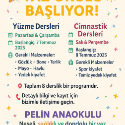 PELİN ANAOKULU – YAZ OKULU DUYURUSU ☀️