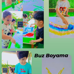 Buz Boyama Etkinliğimiz!