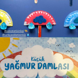“Küçük Yağmur Damlası” ile El İşi Etkinliğimiz!