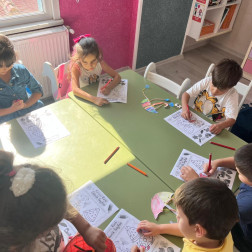Renkli Boyama Çalışmaları