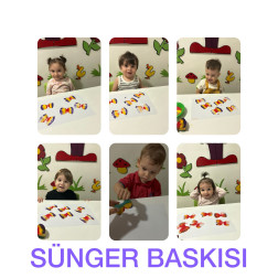 🧽🎨 Süngerlerle Sanat Zamanı!