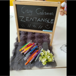 çizgi çalışmasını eğlenceli hali zentagle