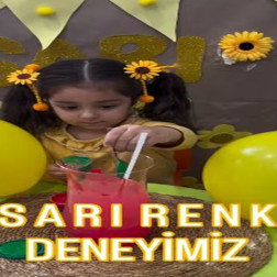 Sarı Renk Deneyimiz 💛