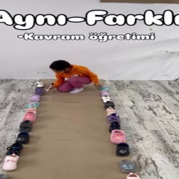Aynı-Farklı Kavramını Öğreniyoruz 👟