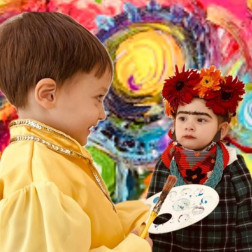 Küçük Sanatçılar: Frida Kahlo ve Van Gogh ile Tanışma