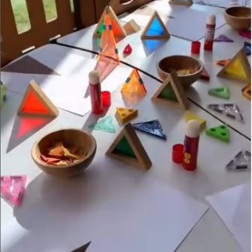 Renkli Üçgenler Atölyesi 🔺