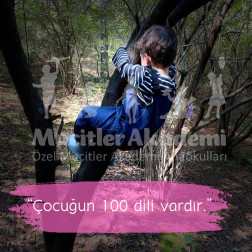 Çocuğun 100 dili vardır.